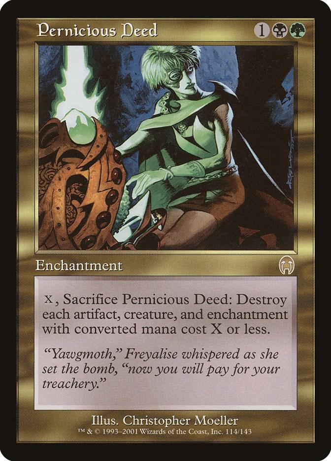 Pernicious Deed,, 114, Lightly Played, Normal