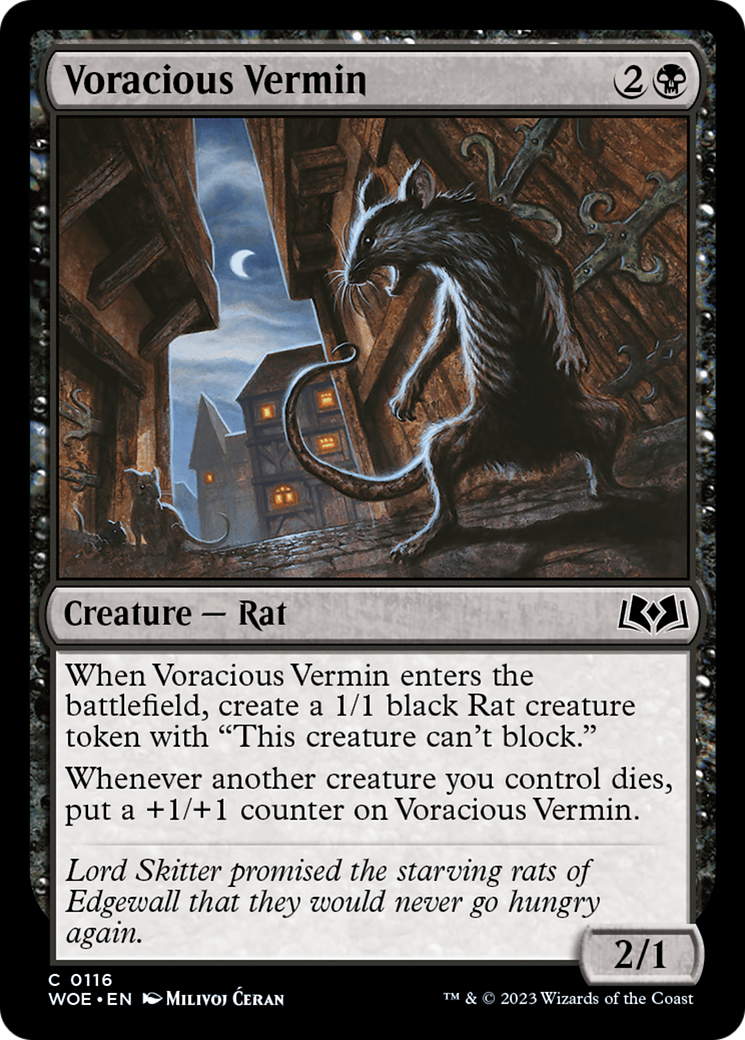 Voracious Vermin (WOE) 116 - WZRD TCG
