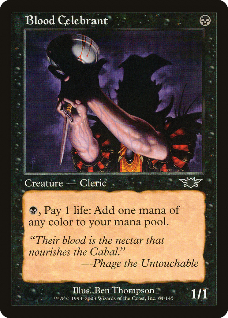 Blood Celebrant (LGN) 61 - WZRD TCG