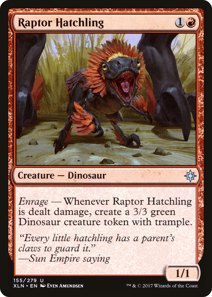 Raptor Hatchling (XLN) 155 - WZRD TCG