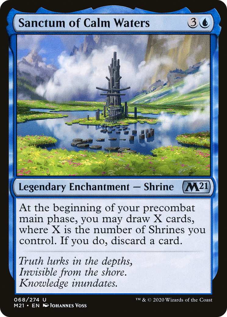 Sanctum of Calm Waters (M21) 68 - WZRD TCG