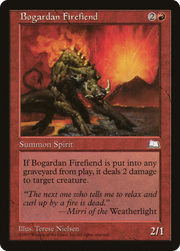 Bogardan Firefiend (WTH) 91 - WZRD TCG