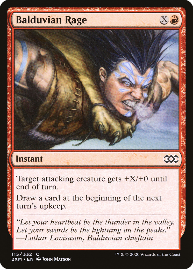 Balduvian Rage (2XM) 115 - WZRD TCG