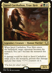 Jared Carthalion, True Heir (CMR) 281 - WZRD TCG