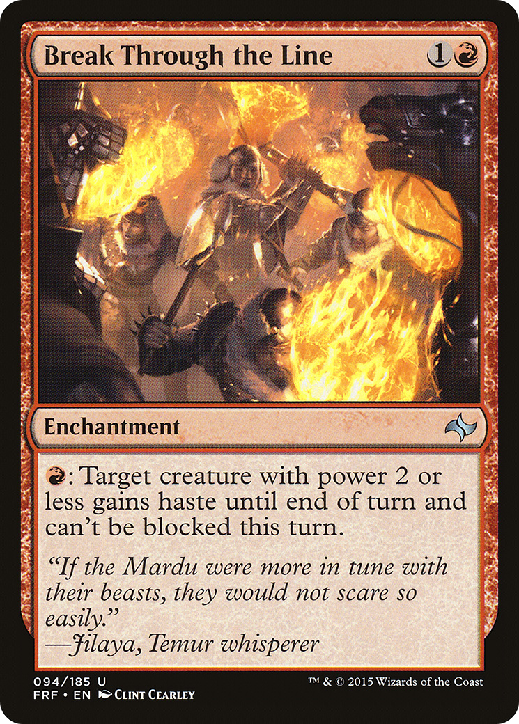 Break Through the Line (FRF) 94