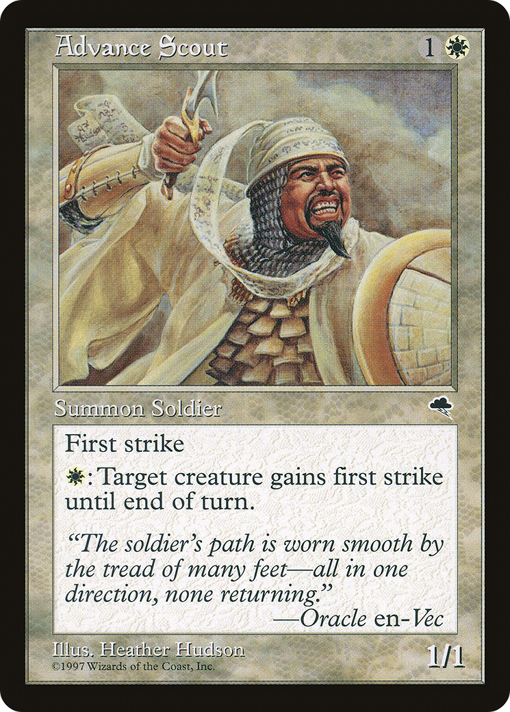 Advance Scout (TMP) 1 - WZRD TCG