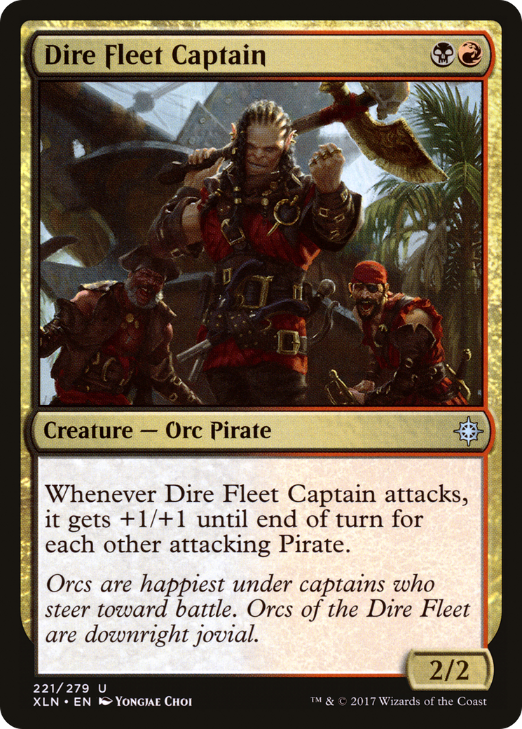 Dire Fleet Captain (XLN) 221 - WZRD TCG
