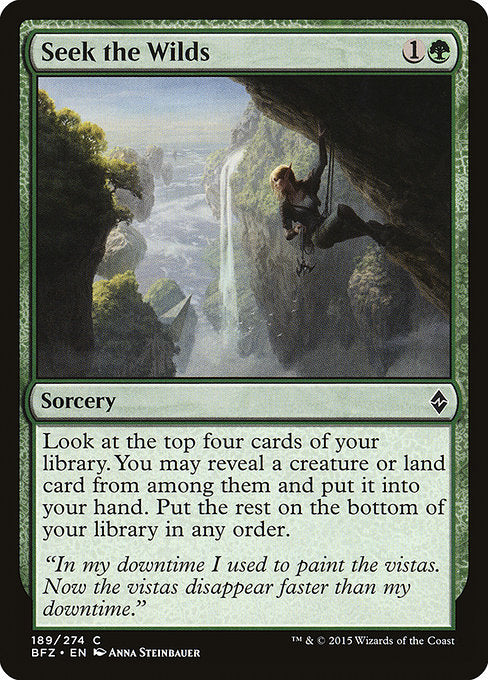 Seek the Wilds front