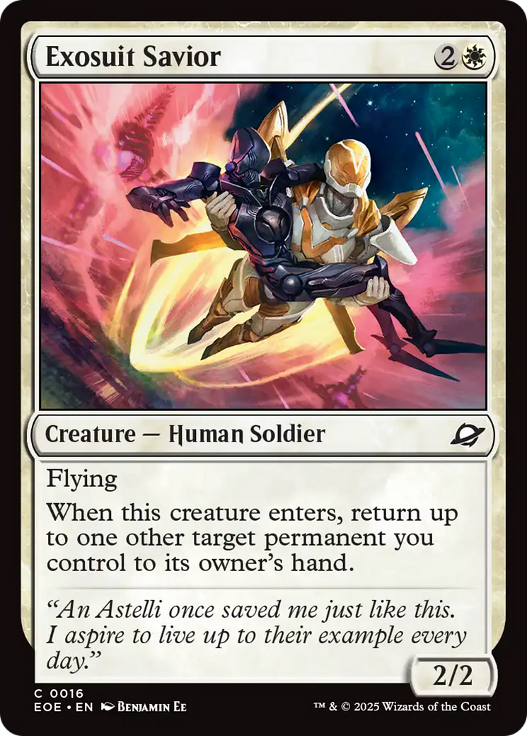 Exosuit Savior (EOE) 16 - WZRD TCG