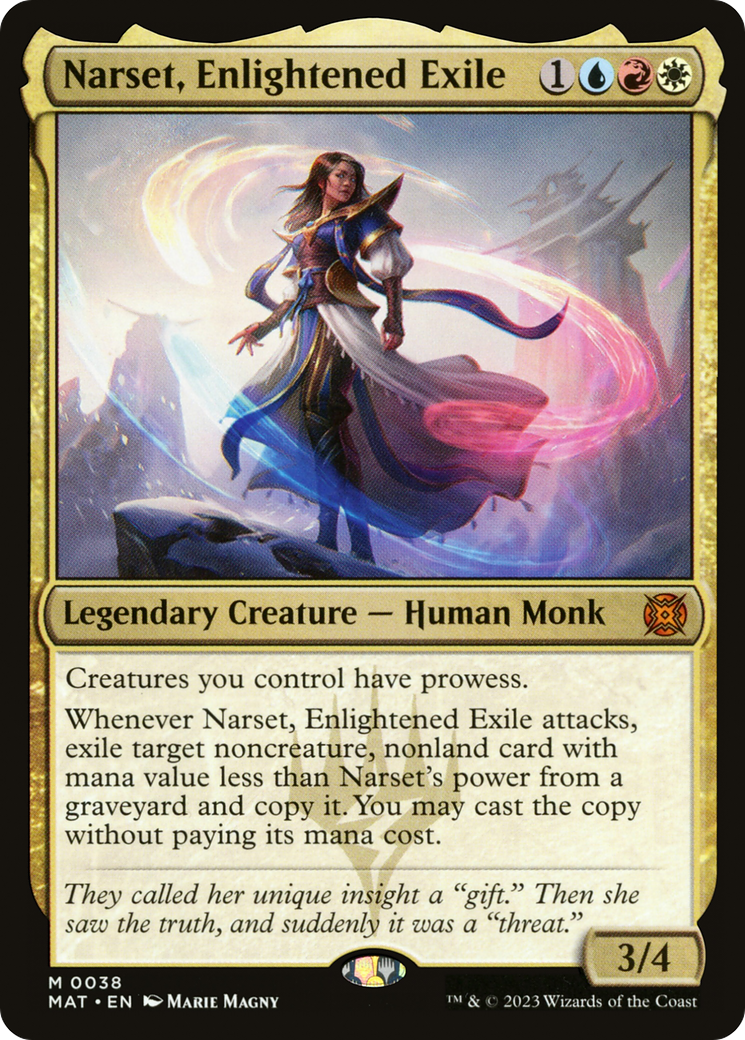 Narset, Enlightened Exile (MAT) 38