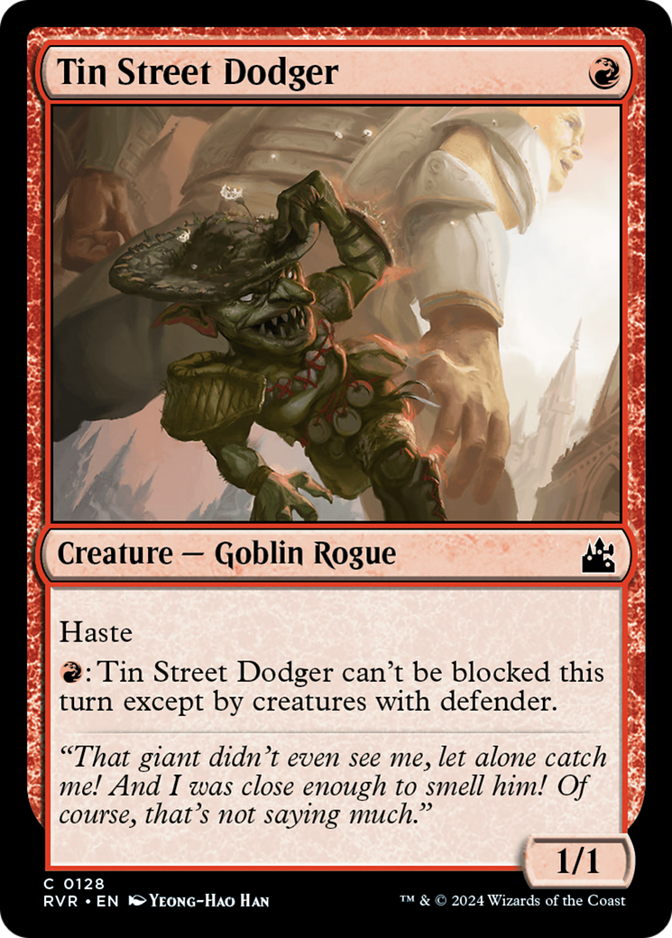 Tin Street Dodger (RVR) 128 - WZRD TCG