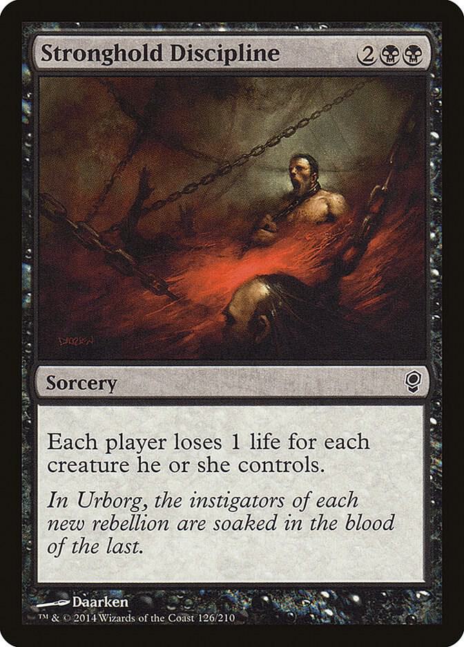Stronghold Discipline, CNS, 126, NM, Foil