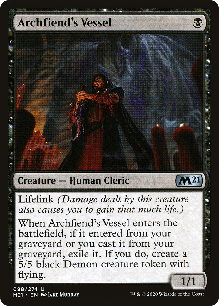 Archfiend's Vessel (M21) 88 - WZRD TCG