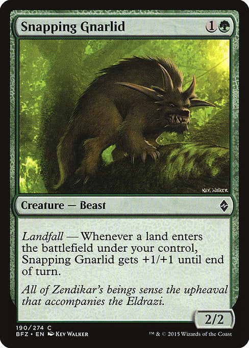 Snapping Gnarlid front