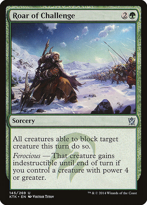 Roar of Challenge front