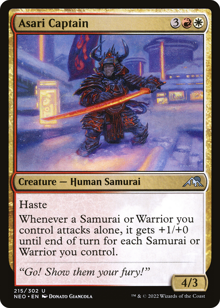 Asari Captain (NEO) 215 - WZRD TCG