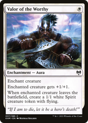 Valor of the Worthy (KHM) 37 - WZRD TCG