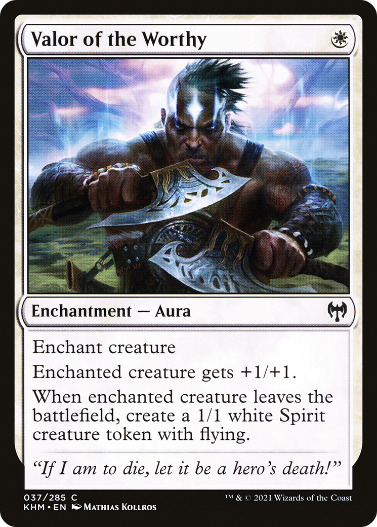 Valor of the Worthy (KHM) 37 - WZRD TCG