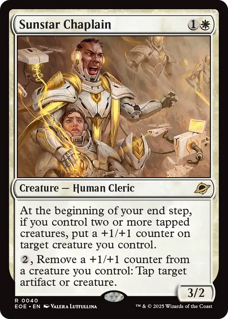 Sunstar Chaplain (EOE) 40 - WZRD TCG