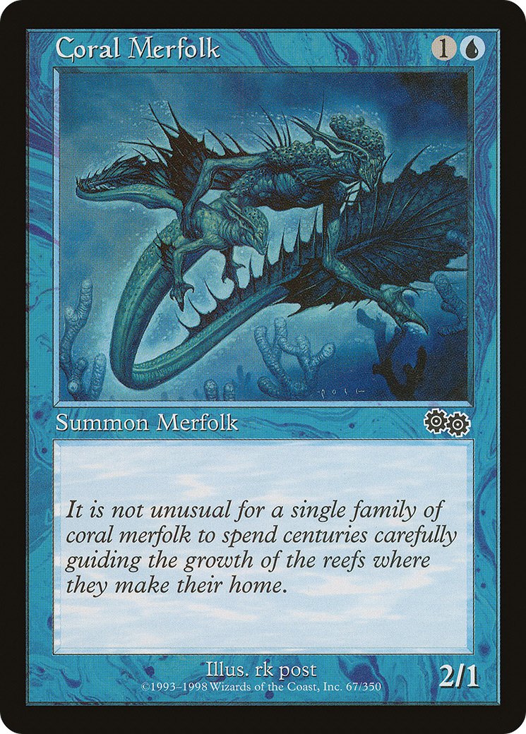 Coral Merfolk (USG) 67