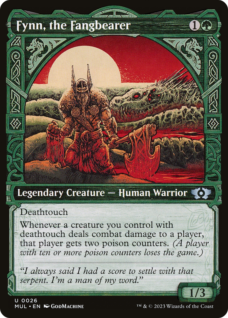 Fynn, the Fangbearer (MUL) 26 - WZRD TCG
