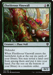 Floriferous Vinewall front