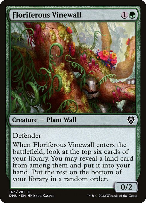 Floriferous Vinewall front