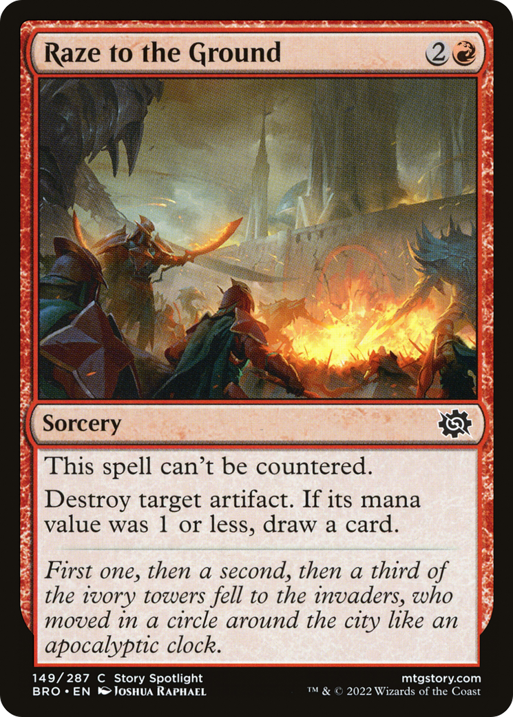 Raze to the Ground (BRO) 149