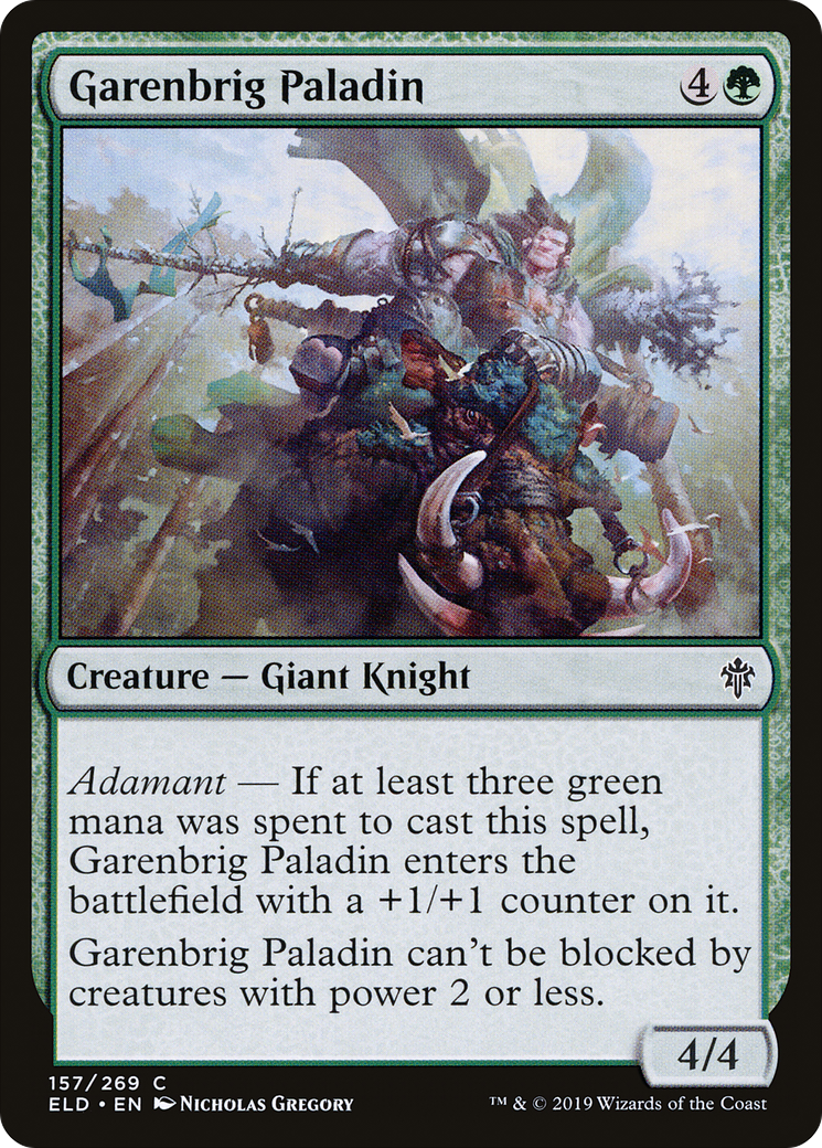 Garenbrig Paladin (ELD) 157