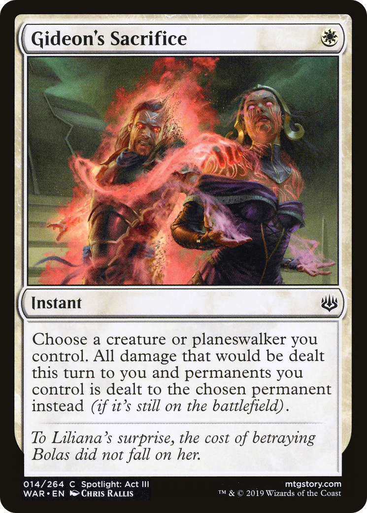 Gideon's Sacrifice (WAR) 14 - WZRD TCG