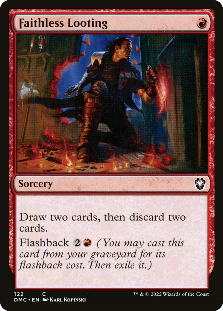 Faithless Looting (DMC) 122 - WZRD TCG