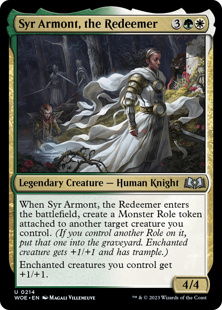Syr Armont, the Redeemer (WOE) 214 - WZRD TCG