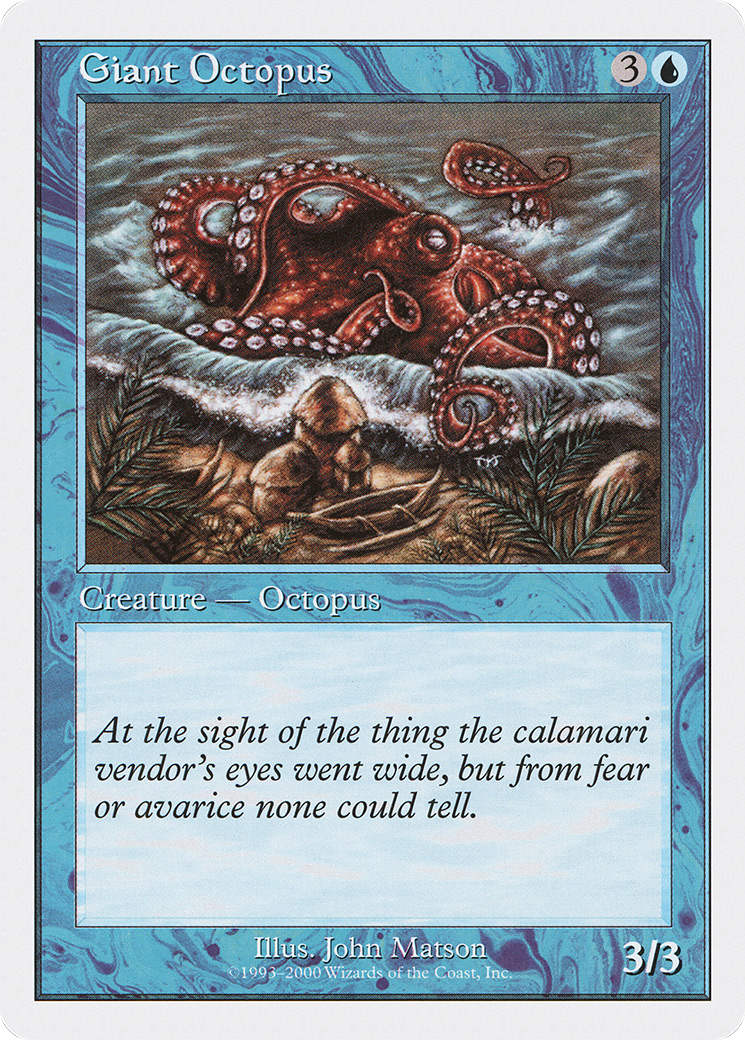 Giant Octopus (S00) 14 - WZRD TCG