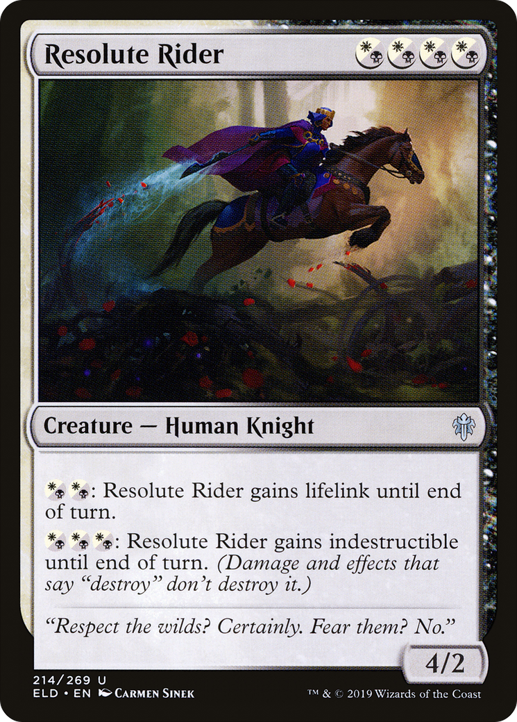 Resolute Rider (ELD) 214
