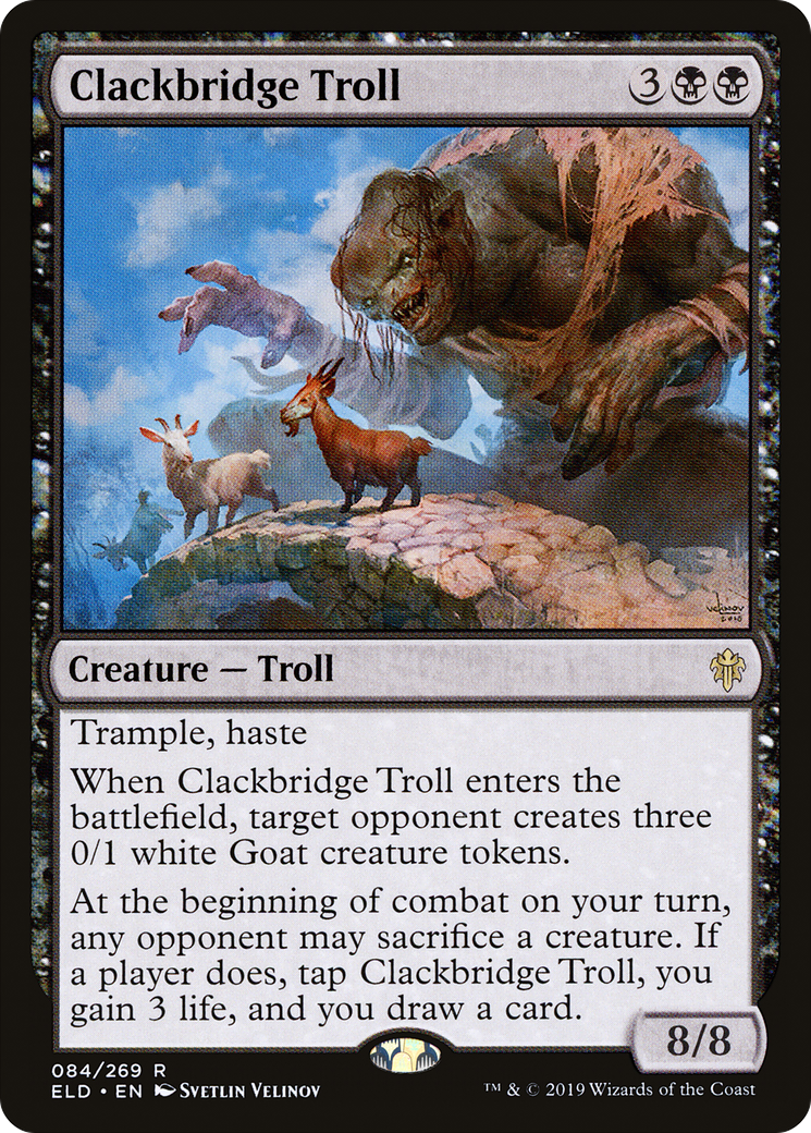 Clackbridge Troll (ELD) 84 - WZRD TCG