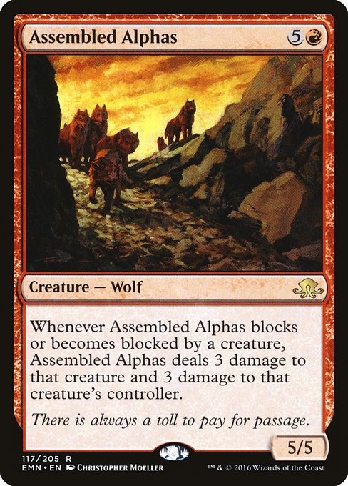 Assembled Alphas front