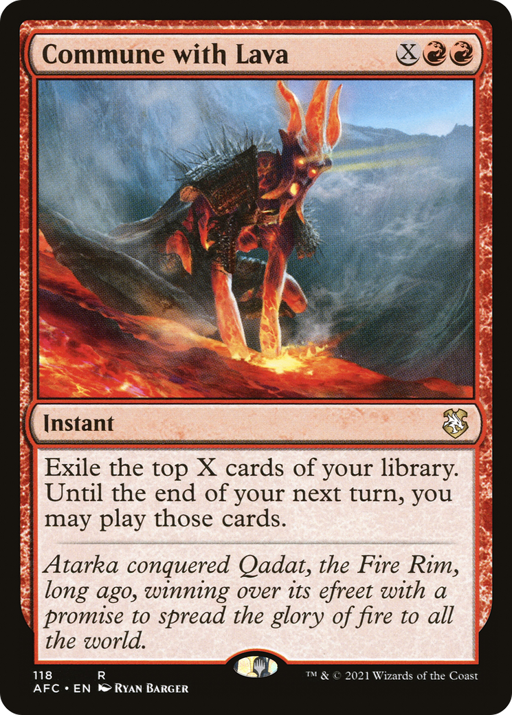 Commune with Lava (AFC) 118