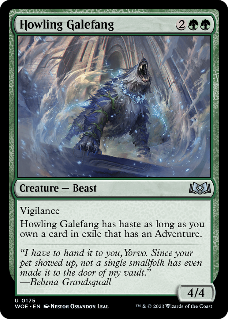 Howling Galefang (WOE) 175 - WZRD TCG