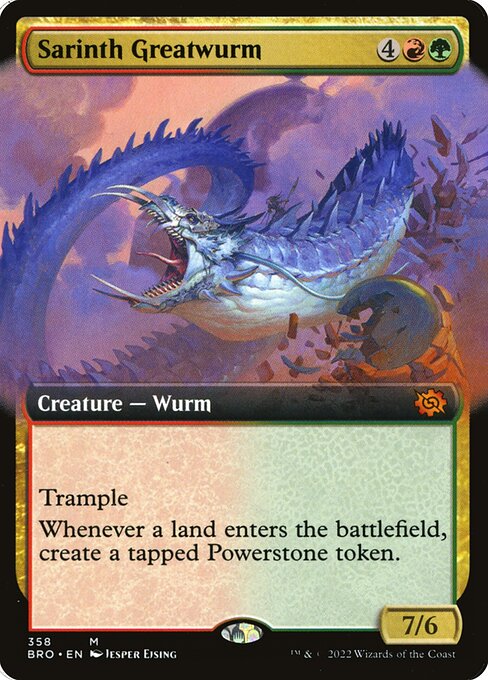 Sarinth Greatwurm front