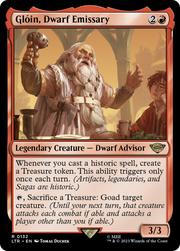 Glóin, Dwarf Emissary (LTR) 132 - WZRD TCG