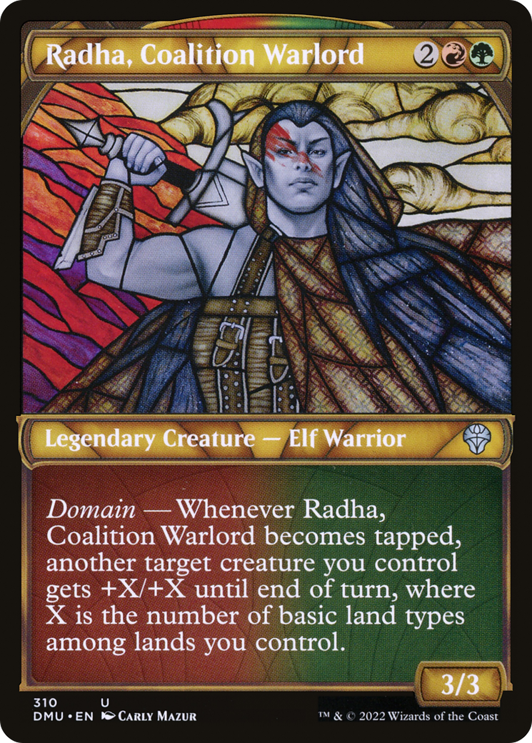 Radha, Coalition Warlord (DMU) 310 - WZRD TCG