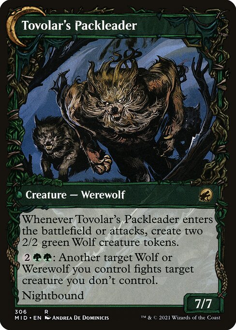 Tovolar's Huntmaster // Tovolar's Packleader (Back)