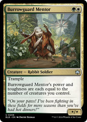 Burrowguard Mentor (BLB) 206 - WZRD TCG