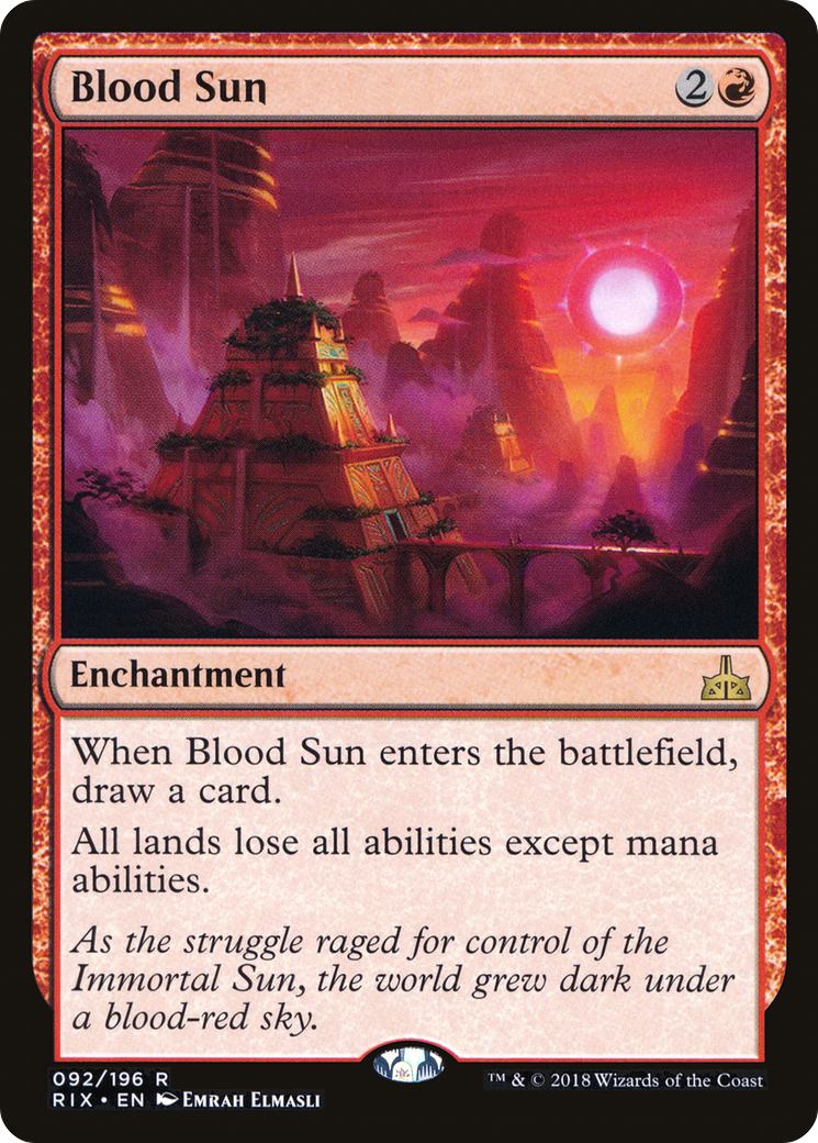 Blood Sun (RIX) 92 - WZRD TCG