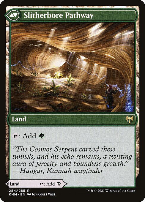 Darkbore Pathway // Slitherbore Pathway (Back)