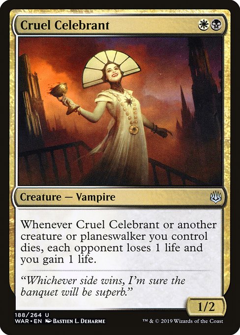 Cruel Celebrant front
