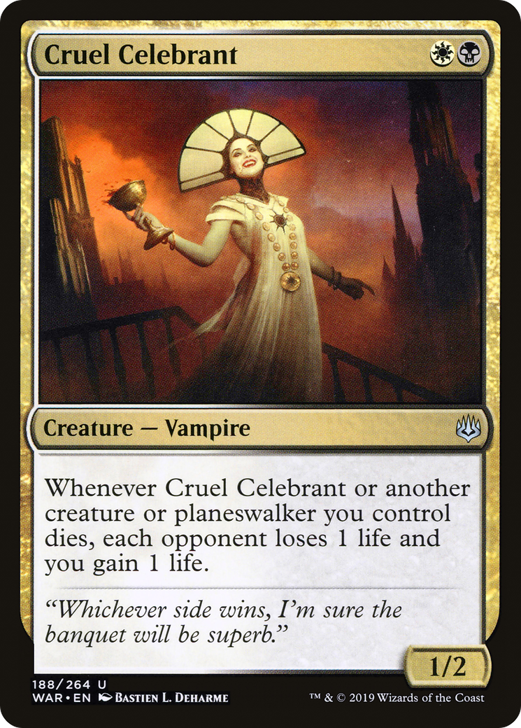 Cruel Celebrant (WAR) 188 - WZRD TCG