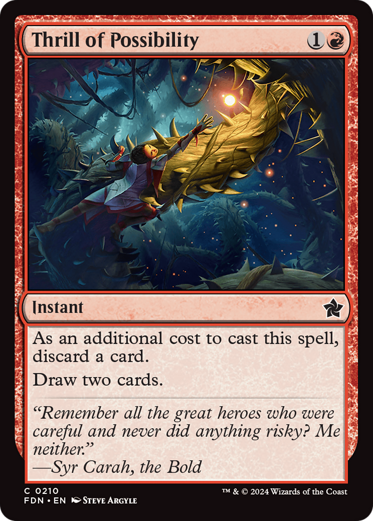Thrill of Possibility (FDN) 210 - WZRD TCG
