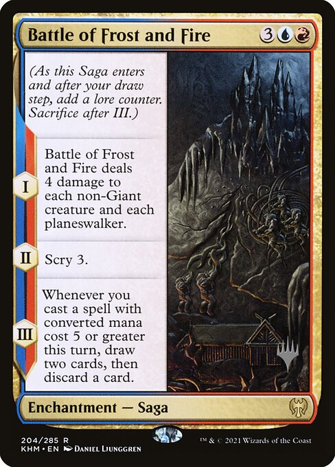 Battle of Frost and Fire front
