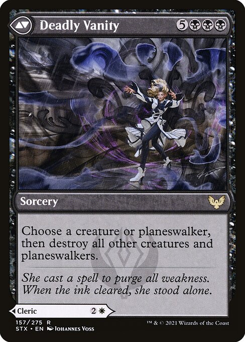 Selfless Glyphweaver // Deadly Vanity back